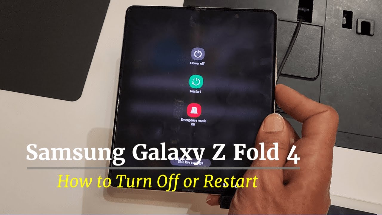 How to Power Off your Samsung Flip 6 Using the Side Key Functions