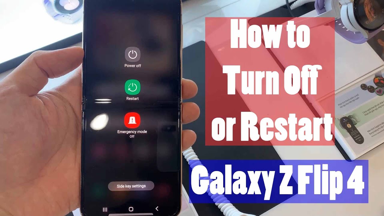 How to Power Off your Samsung Flip 6 Using the Side Key Functions