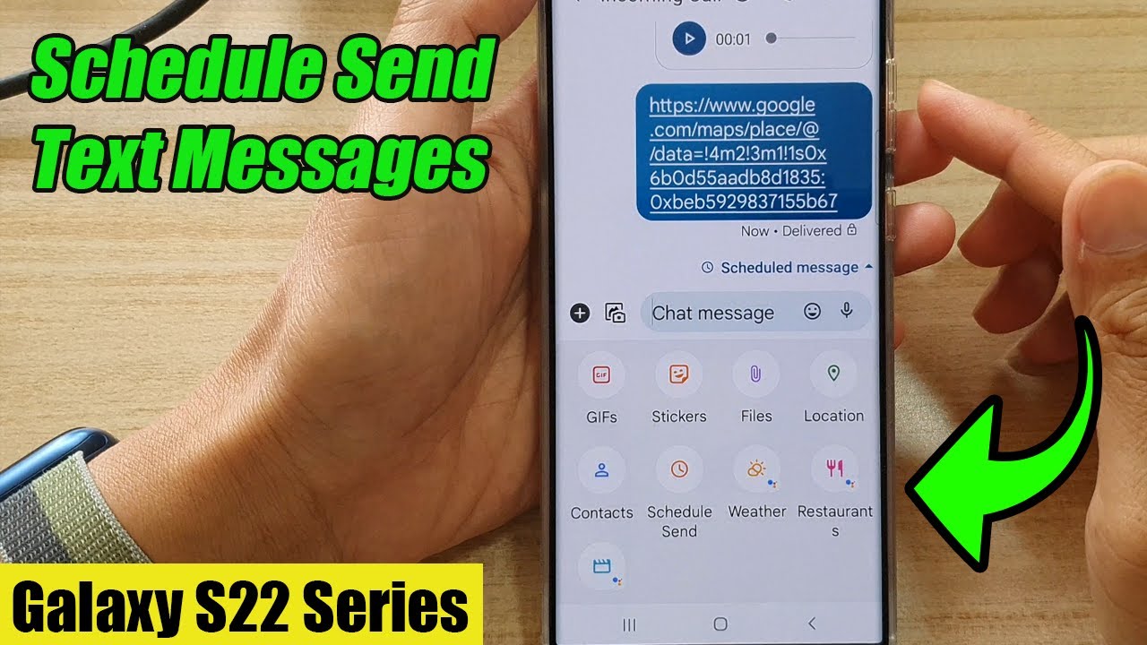 How to Schedule Text Message on Samsung Galaxy Z Flip 6