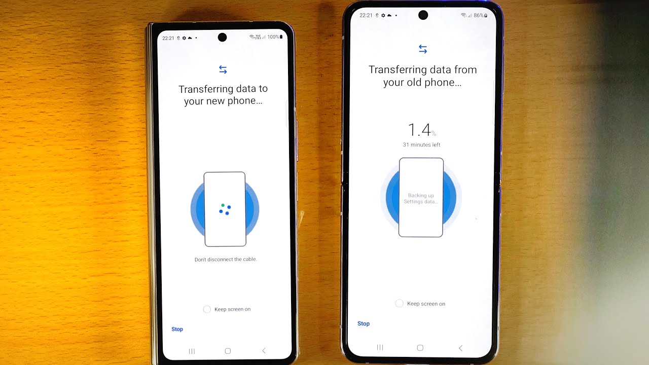 How to transfer data from old phone to Samsung Galaxy Z Flip 6