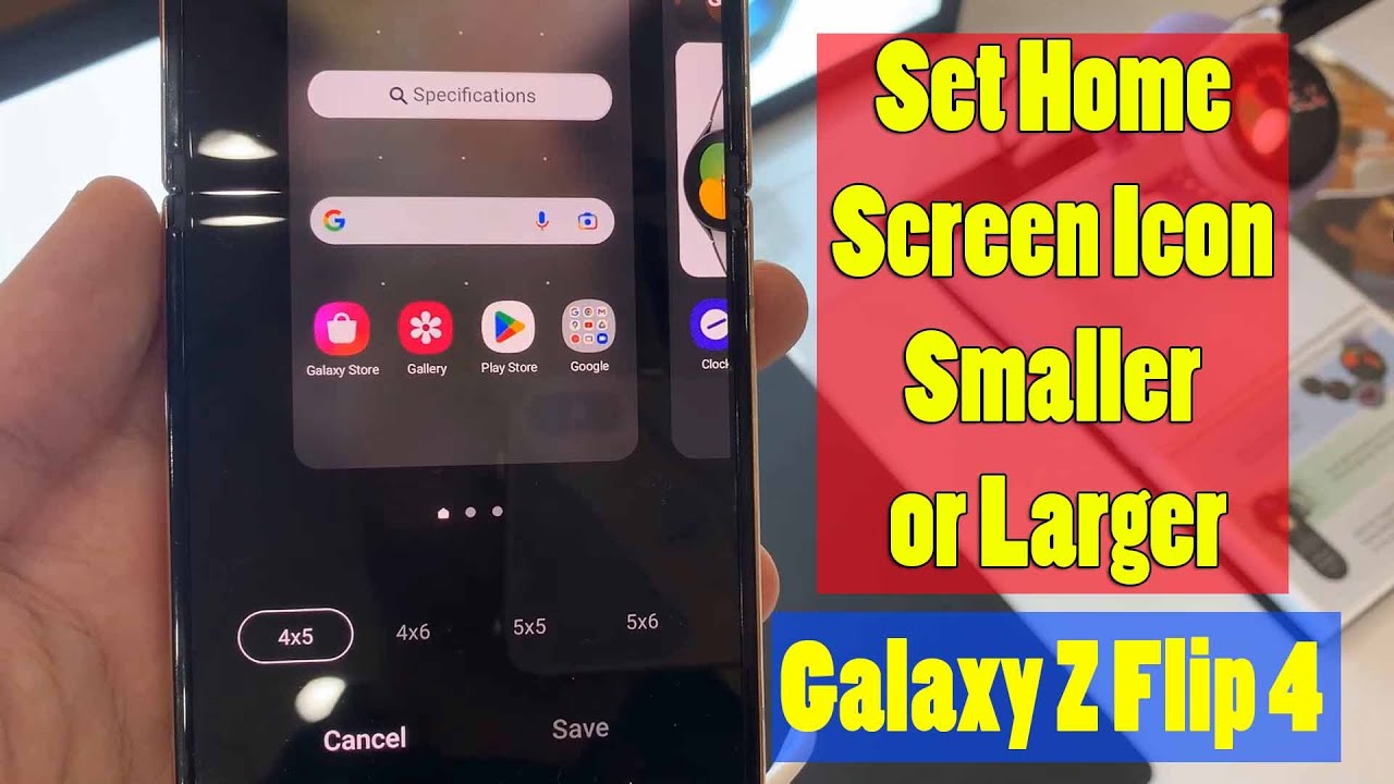 How to customize Samsung Galaxy Z Flip 6 home screen layout