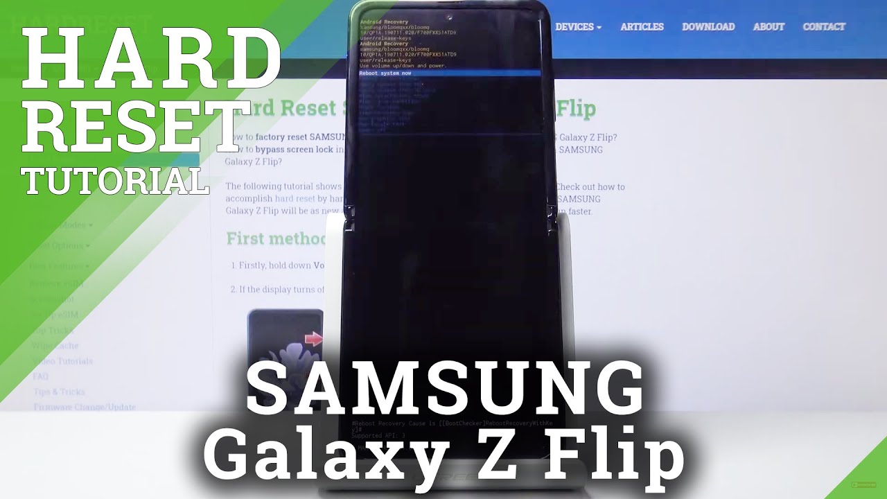 How to Factory Reset Galaxy Z Flip 6