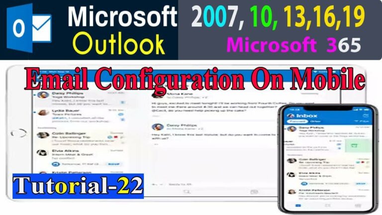 How to Set Up Outlook Email on your Samsung Z Flip 5 Easil